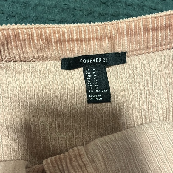 Corduroy Button Up Forever 21 Skirt - Picture 3 of 3